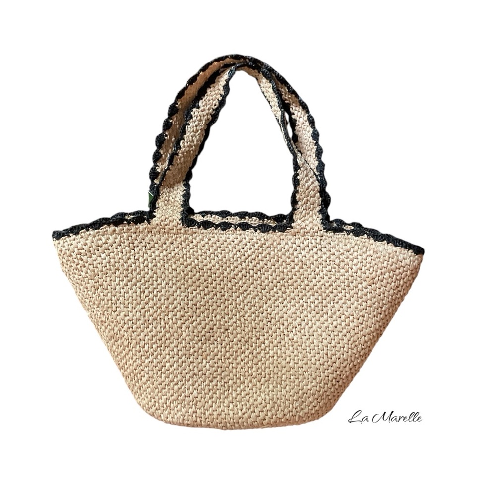 ♠️ Raffia Bow Tote Bag Natural - Kate Spade New York x Target ♠️ - Picture 8 of 9